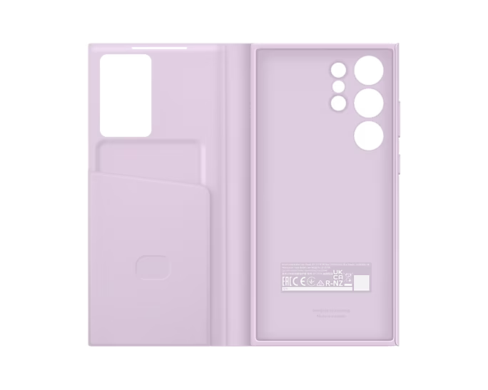 Galaxy S23 Ultra Smart View Wallet Case Lavender – A1Store Kuwait