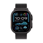 Apple Watch Ultra 2 GPS + Cellular 49mm Black Titanium Case with Black Titanium Milanese Loop - L - Image 2
