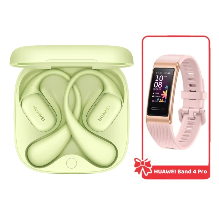 ⁦HUAWEI FreeArc Green - (Free Gift) HUAWEI Band 4 Pro⁩ - الصورة ⁦1⁩