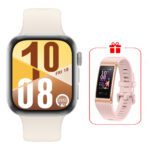 Huawei Fit 4 Smart Watch – White + HUAWEI Band 4 Pro
