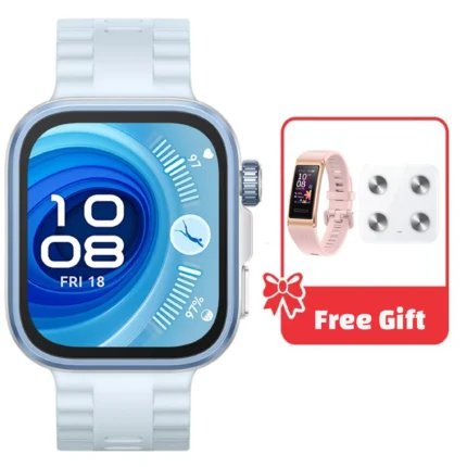 Huawei Fit 4 Pro Smart Watch – Blue Free Gift (HUAWEI Band 4 Pro & Scale)