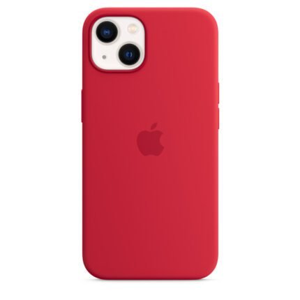 Apple iPhone 13 mini Silicone Case with MagSafe - (PRODUCT)RED