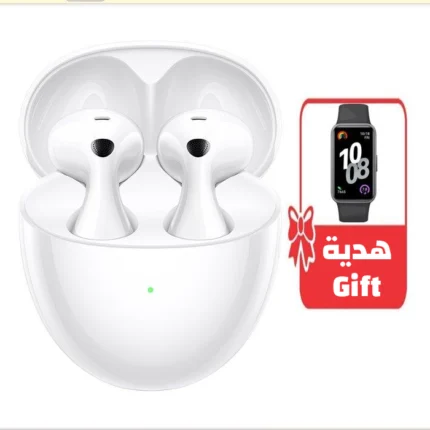 Huawei Freebuds 6 - White, with Black Smart Band 10