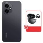 Honor 400 5G Phone, 6.55”, 512GB, 12GB RAM, 200MP - Black (Honor Choice Earbuds Clip – Black)