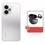 Honor 400 5G Phone, 6.55”, 512GB, 12GB RAM, 200MP - Silver (Honor Choice Earbuds Clip - Black)