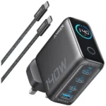 Anker Charger 140W 3C-1A With Display – Dark Gray