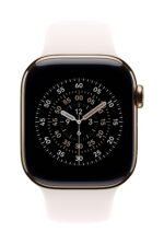 Apple Watch Series 11 GPS + Cellular 46mm Gold Titanium Case with Light Blush Sport Band - M/L - Image 2