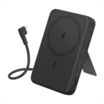 ⁦Anker Zolo Wireless Power Bank (10K, 30W, Built-In USB-C Cable) -Black⁩ - الصورة ⁦2⁩