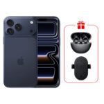 Apple iPhone 17 Pro Max 6.9 2TB - Deep Blue+Honor Choice Earbuds Clip+HUAWEI Wireless Car Charger (Max 27W)