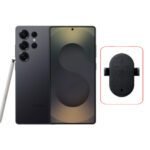 Samsung S25 Ultra 5G Phone, 6.9-inch, 12GB RAM, 256GB - Jetblack+HUAWEI Wireless Car Charger (Max 27W)