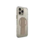 ⁦Skinarma AXON Mag-Charge iPhone 16 Pro with Grip-Stand – CHAMPAGNE⁩ - الصورة ⁦3⁩