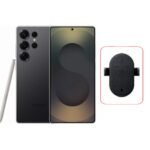 Samsung S25 Ultra 5G, 6.9-inch, 12GB RAM, 256GB - Titanium Black+HUAWEI Wireless Car Charger ( Max 27W)