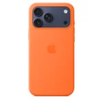 iPhone 17 Pro Max Silicone Case with MagSafe - Orange - Image 3