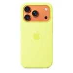 iPhone 17 Pro Max Silicone Case with MagSafe - Neon Yellow - Image 4