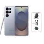 Samsung S25 Ultra 5G, 6.9-inch, 12GB RAM, 256GB - Titanium Blue + Bundle