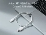 Anker 322 USB-A to USB-C Cable - 3ft Braided - Image 4