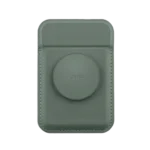 Uniq Flixa Magnetic Pop-Out Card Holder With Grip-Stand - Lichen Green