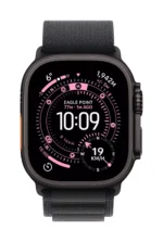 Apple Watch Ultra 3 GPS + Cellular 49mm Black Titanium Case with Black Alpine Loop - Large - Image 2