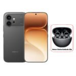 Honor 600 5G Phone, 6.55”, 256GB, 12GB – Black + Honor Choice Earbuds Clip
