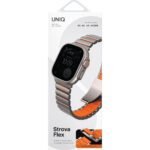 ⁦UNIQ STROVA FLEX APPLE WATCH STEEL LINK BAND 49/46/45/44MMy⁩ - الصورة ⁦2⁩
