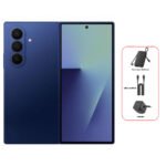 Samsung Galaxy Z Fold7 5G, 512GB - 12GB RAM Phone - Blue + Bundle