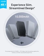 ⁦Anker MagGo Power Bank 10000mAh, Slim -Black⁩ - الصورة ⁦2⁩