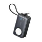 Anker MagGo Power Bank (10K, 35W, For Apple Watch, Built-In USB-C) -Black