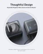 ⁦Anker MagGo Power Bank (10K, 35W, For Apple Watch, Built-In USB-C) -Black⁩ - الصورة ⁦5⁩