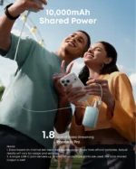 ⁦Anker Nano Power Bank (10K, 45W, Built-In Retractable USB-C Cable) - Green⁩ - الصورة ⁦2⁩