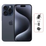 Apple iPhone 15 Pro Max 256GB Blue Titanium + Bundle