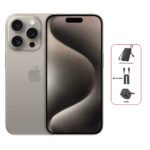 Apple iPhone 15 Pro Max 256GB Natural Titanium + Bundle