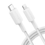 ⁦Anker USB-C to Lightning Cable (6 ft, Braided)⁩ - الصورة ⁦2⁩