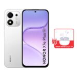 Honor X7e Plus Dual SIM 5G 128GB 6GB RAM-Meteor Silver + Bundle