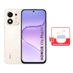 Honor X7e Plus Dual SIM 5G 128GB 6GB RAM-Desert Gold + Bundle
