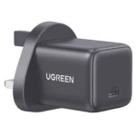 Ugreen 30W USB-C Gan Fast Charger, UK Plug - Grey