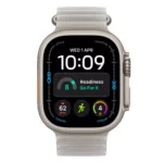 ⁦Apple Watch Ultra 4, GPS + Cellular, 49mm, Natural Titanium Case with Translucent Grey Ocean Band⁩ - الصورة ⁦2⁩