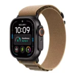 Apple Watch Ultra 4, GPS + Cellular, 49mm, Natural Titanium Case with Desert Alpine Loop - M