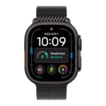 ⁦Apple Watch Ultra 4, GPS + Cellular, 49mm, Black Titanium Case with Black Titanium Milanese Loop - M⁩ - الصورة ⁦2⁩