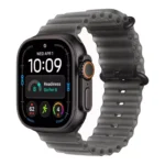 Apple Watch Ultra 4, GPS + Cellular, 49mm, Black Titanium Case with Translucent Black Ocean Band
