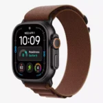 Apple Watch Ultra 4, GPS + Cellular, 49mm, Black Titanium Case with Burgundy Alpine Loop - M