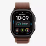 ⁦Apple Watch Ultra 4, GPS + Cellular, 49mm, Black Titanium Case with Burgundy Alpine Loop - M⁩ - الصورة ⁦2⁩