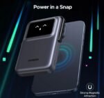 ⁦UGREEN Uno Magnetic Wireless Power Bank 10000mAh 20W⁩ - الصورة ⁦2⁩
