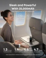 Anker Zolo Power Bank ,165W, 25000 mAh, 2 Port - Black - Image 3
