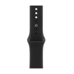 ⁦Apple Watch Series 12 GPS + Cellular, 42mm, Black Aluminium Case with Black Sport Band - S/M⁩ - الصورة ⁦3⁩
