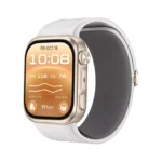 Huawei Watch D3, Light Gold Aluminum Alloy Case with White Composite Leather Strap, M/L