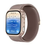 Huawei Watch D3, Gold Aluminum Alloy Case with Sand Composite Leather Strap, M/L