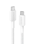 Anker 322, 60W, USB-C to USB-C Cable 0.9m,3ft - White