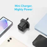 ⁦Anker Charger 25W Compact - Black⁩ - الصورة ⁦2⁩