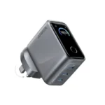 Anker Prime Charger (160W, 3 Ports, Smart Display) - Gray