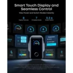 ⁦Anker Prime Charger (160W, 3 Ports, Smart Display) - Gray⁩ - الصورة ⁦3⁩